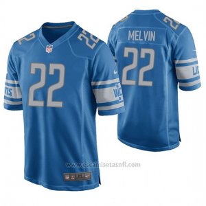 Camiseta NFL Game Hombre Detroit Lions Rashaan Melvin Azul