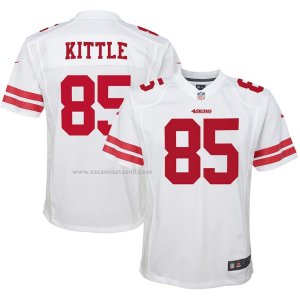 Camiseta NFL Game Nino San Francisco 49ers George Kittle Blanco