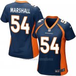 Camiseta Denver Broncos Marshall Azul Oscuro Nike Game NFL Mujer