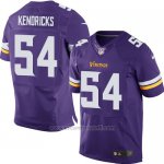 Camiseta Minnesota Vikings Kendricks Violeta Nike Elite NFL Hombre