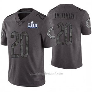 Camiseta NFL Limited Hombre Chicago Bears Prince Amukamara Gris Super Bowl LIII