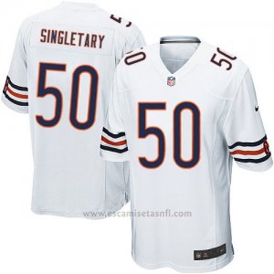 Camiseta Chicago Bears Singletary Blanco Nike Game NFL Hombre