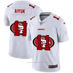 Camiseta NFL Limited San Francisco 49ers Aiyuk Logo Dual Overlap Blanco