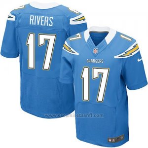 Camiseta San Diego Chargers Rivers Azul Nike Elite NFL Hombre
