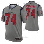 Camiseta NFL Legend Houston Texans Max Scharping Inverted Gris