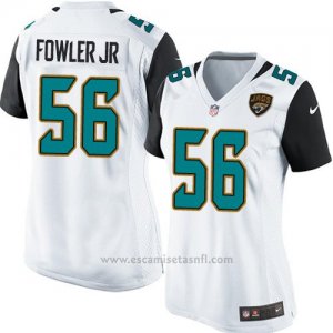 Camiseta Jacksonville Jaguars Fowler Jr Blanco Nike Game NFL Mujer