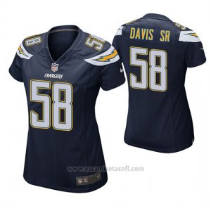 Camiseta NFL Game Mujer San Diego Chargers Thomas Davis Sr Azul