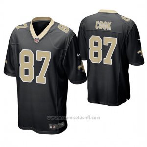 Camiseta NFL Game Hombre New Orleans Saints Jared Cook Negro