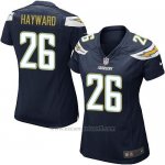 Camiseta San Diego Chargers Hayward Negro Nike Game NFL Mujer