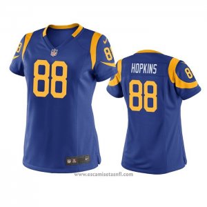 Camiseta NFL Game Mujer Los Angeles Rams Brycen Hopkins Azul