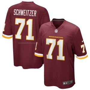 Camiseta NFL Game Washington Redskins Wes Schweitzer Rojo