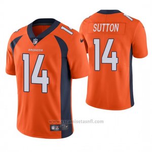 Camiseta NFL Limited Hombre Denver Broncos Courtland Sutton Naranja Vapor Untouchable