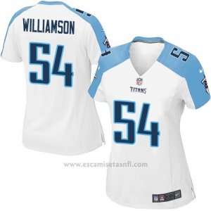 Camiseta Tennessee Titans Williamson Blanco Nike Game NFL Mujer