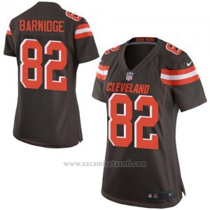 Camiseta Cleveland Browns Barnidge Marron Nike Game NFL Mujer