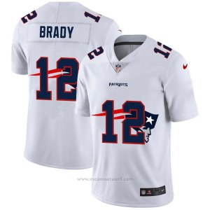Camiseta NFL Limited New England Patriots Brady Logo Dual Overlap Blanco