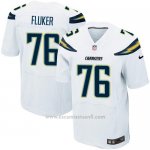 Camiseta San Diego Chargers Fluker Blanco Nike Elite NFL Hombre
