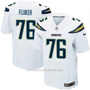 Camiseta San Diego Chargers Fluker Blanco Nike Elite NFL Hombre