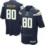 Camiseta San Diego Chargers Winslow Negro Nike Game NFL Hombre