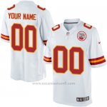 Camisetas NFL Limited Hombre Kansas City Chiefs Personalizada Blanco