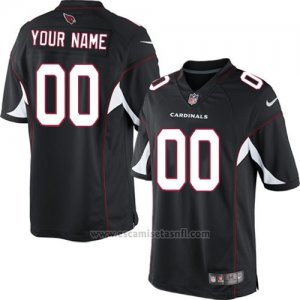 Camisetas NFL Limited Hombre Arizona Cardinals Personalizada Negro