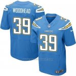 Camiseta San Diego Chargers Woodhead Azul Nike Elite NFL Hombre