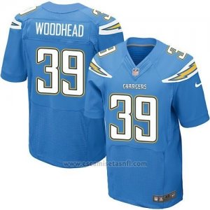 Camiseta San Diego Chargers Woodhead Azul Nike Elite NFL Hombre