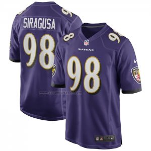 Camiseta NFL Game Baltimore Ravens Tony Siragusa Retired Violeta