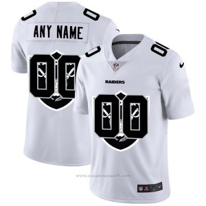 Camiseta NFL Limited Las Vegas Raiders Personalizada Logo Dual Overlap Blanco