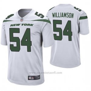 Camiseta NFL Game Hombre New York Jets Avery Williamson Blanco 60th Aniversario