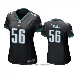 Camiseta NFL Game Mujer Philadelphia Eagles Casey Toohill Negro