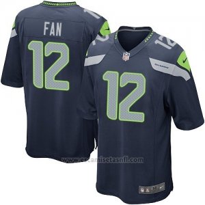 Camiseta Seattle Seahawks Fan Azul Oscuro Nike Game NFL Nino