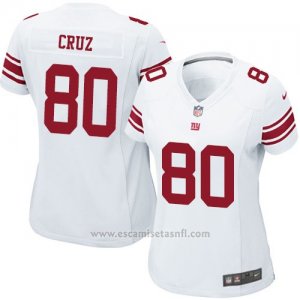 Camiseta New York Giants Cruz Blanco Nike Game NFL Mujer