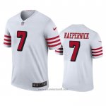 Camiseta NFL Legend San Francisco 49ers Colin Kaepernick Blanco Color Rush