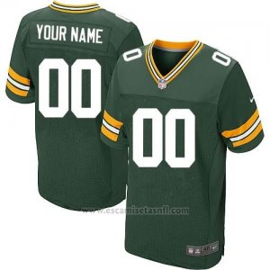 Camisetas NFL Elite Nino Green Bay Packers Personalizada Verde