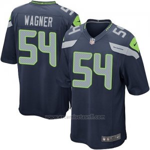 Camiseta Seattle Seahawks Wagner Azul Oscuro Nike Game NFL Nino