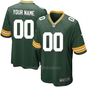 Camisetas NFL Nino Green Bay Packers Personalizada Verde