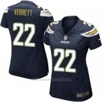 Camiseta San Diego Chargers Verrett Negro Nike Game NFL Mujer