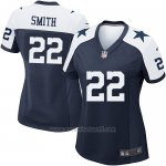 Camiseta Dallas Cowboys Smith Negro Blanco Nike Game NFL Mujer