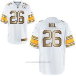 Camiseta Pittsburgh Steelers Bell Blanco Nike Gold Game NFL Hombre