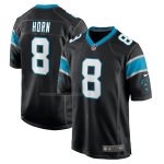 Camiseta NFL Game Carolina Panthers Jaycee Horn 8 Negro