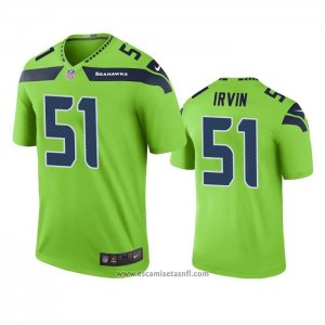 Camiseta NFL Legend Seattle Seahawks Bruce Irvin Green Color Rush