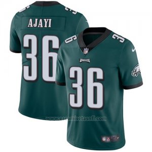 Camiseta NFL Limited Hombre Philadelphia Eagles 36 Jay Ajayi Verde Stitched Vapor Untouchable