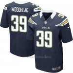 Camiseta San Diego Chargers Woodhead Profundo Azul Nike Elite NFL Hombre