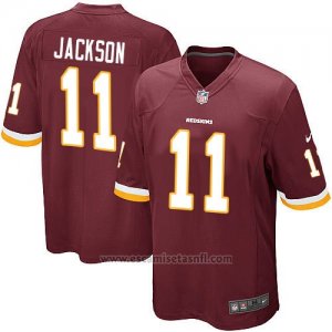 Camiseta Washington Redskins Jackson Rojo Nike Game NFL Marron Nino