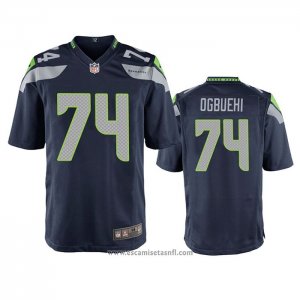 Camiseta NFL Game Seattle Seahawks Cedric Ogbuehi Azul