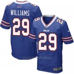 Camiseta Buffalo Bills Williams Azul Nike Elite NFL Hombre3