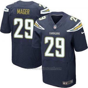 Camiseta San Diego Chargers Mager Profundo Azul Nike Elite NFL Hombre