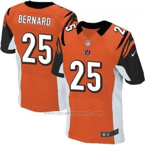 Camiseta Cincinnati Bengals Bernard Naranja Nike Elite NFL Hombre