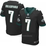 Camiseta Philadelphia Eagles Bradford Negro Nike Elite NFL Hombre