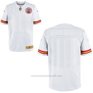 Camiseta Kansas City Chiefs Blanco Nike Gold Elite NFL Hombre